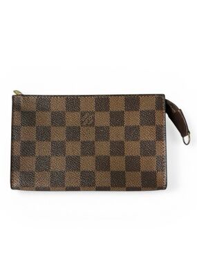 Louis Vuitton Damier Ebene Toiletry 15 Bucket Pochette Bag